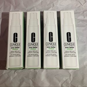 4 x Clinique even better clinical 10ml